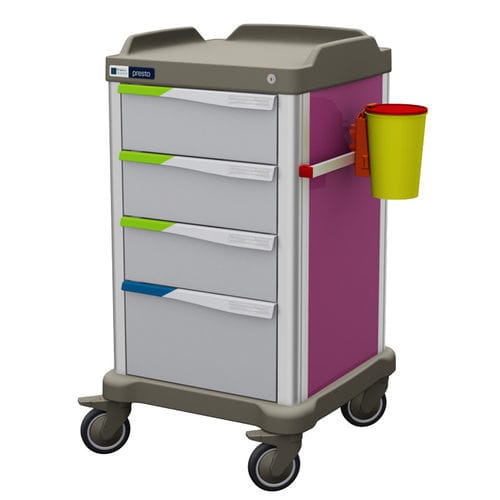 Carrello medico - #PST434-PR-VX - Francehopital - per uso generale / per trattamenti / di pulizia