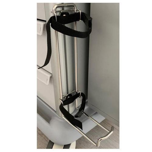 Supporto per bombole di ossigeno - #SPB-150 - Francehopital - per carrello / in acciaio inossidabile