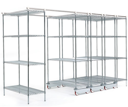 Rack di stoccaggio - MOSYS Space - Francehopital - mobile / a ripiani
