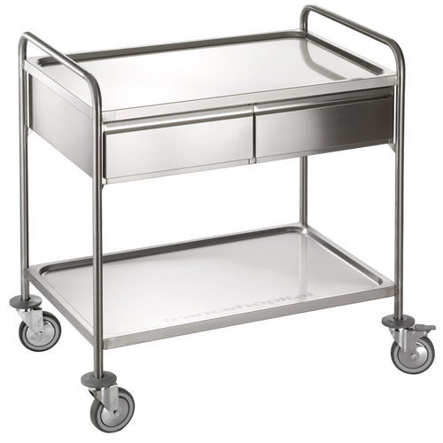 Carrello per uso generale - CS962-2CP - Francehopital - di servizio / in acciaio inossidabile / 2 cassetti