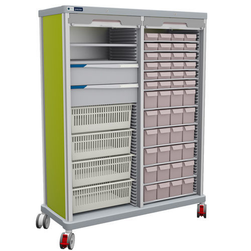 Armadio per farmaci - #TRS180D-FAR - Francehopital - per ospedale / con cassetti / con cestello