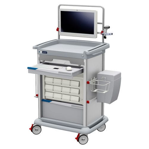 Carrello informatico per tablet - eWork - Francehopital - accessori