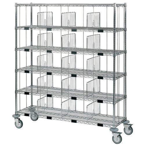 Carrello portabiancheria per sacchi puliti - #SR60409 - Francehopital - per sacchi sporchi / medico / con ripiano