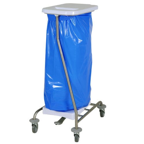 Carrello di trasporto - ISEO CB10 - Francehopital - portarifiuti / in acciaio inossidabile / in plastica