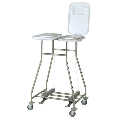 Carrello portabiancheria per sacchi sporchi - ISEO CB20 - Francehopital - da trasporto / portarifiuti / con cestello per rifiuti