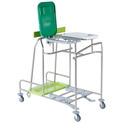 Carrello portabiancheria per sacchi sporchi - Iseo Duo 20 - Francehopital - medico / di pulizia / portarifiuti