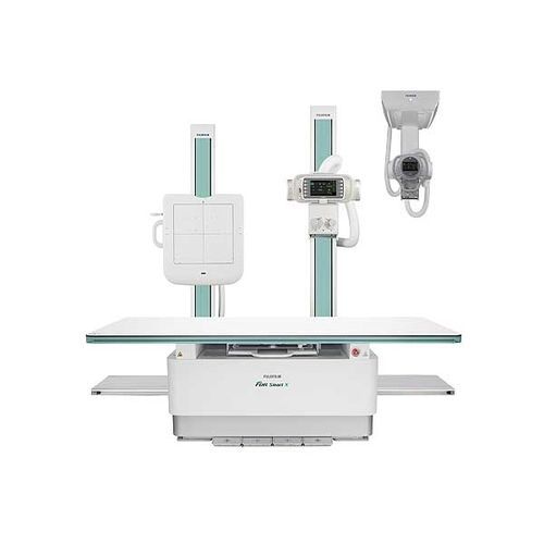 Sistema di radiografia digitale - FDR Smart X - FUJIFILM Healthcare - per radiografia multidisciplinare / con braccio portatubo telescopico a soffitto / con bucky da terra