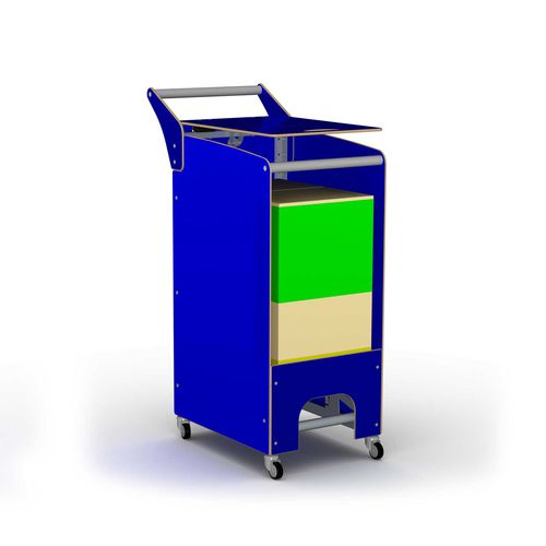 Carrello di trasporto - Anne “Smart 2” - Gardhen Bilance  - di pulizia / portarifiuti / in acciaio inossidabile