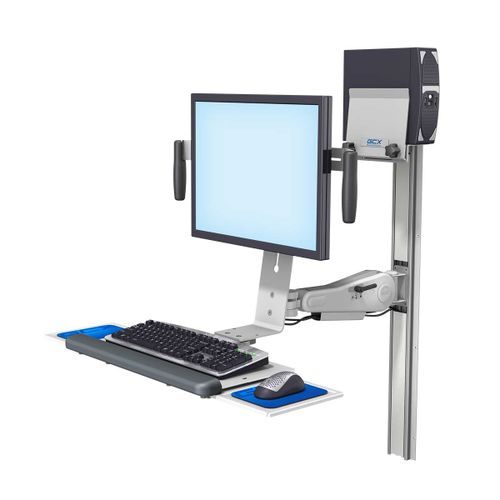 Braccio di supporto ad altezza regolabile - LVHN - VHM - GCX Corporation - per monitor / medico / a muro