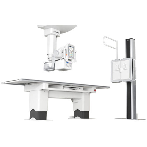 Sistema di radiografia digitale - GAMMA C1_Plus - General Medical Italia  - per radiografia multidisciplinare / con braccio portatubo telescopico a soffitto / con bucky da terra
