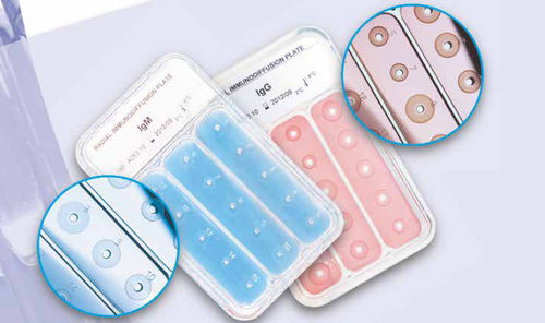 Reagente gel di agarosio - 920RID - Gesan Production  - anticorpo / per analisi di proteine / per chimica clinica