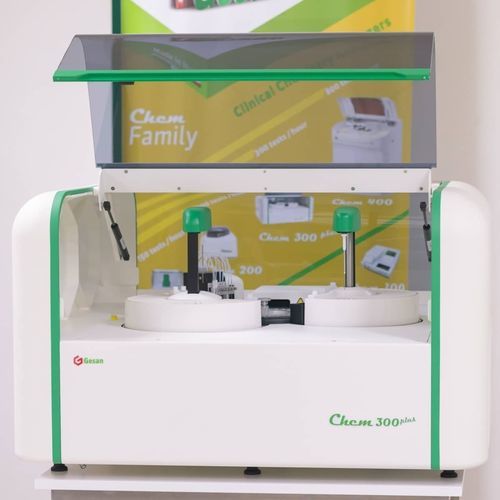 Analizzatore di chimica clinica automatico - Chem 300 plus - Gesan Production  - da banco / con ISE / random access