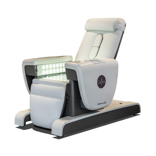 Lettino per spa elettrico - Celliss - Gharieni Group - con schienale ad altezza regolabile / con poggiatesta / con braccioli