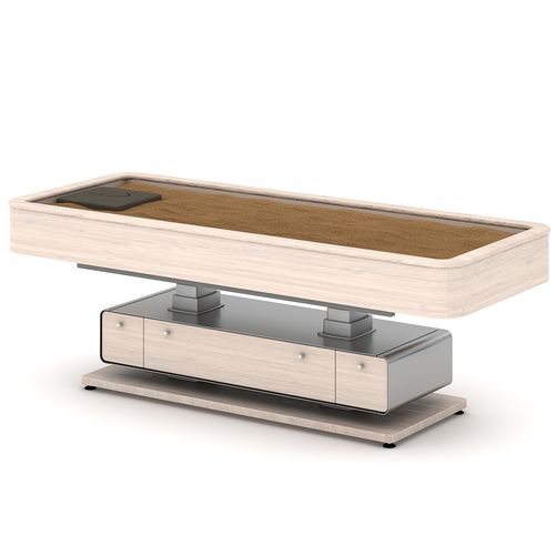 Lettino per spa elettrico - MLX Quartz - Gharieni Group - con schienale ad altezza regolabile / a sezione unica