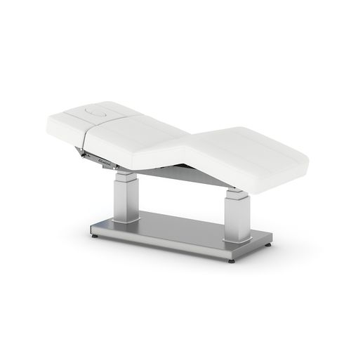 Lettino per spa elettrico - MLR Select Alu - Gharieni Group - con poggiatesta / con braccioli / con schienale ad altezza regolabile