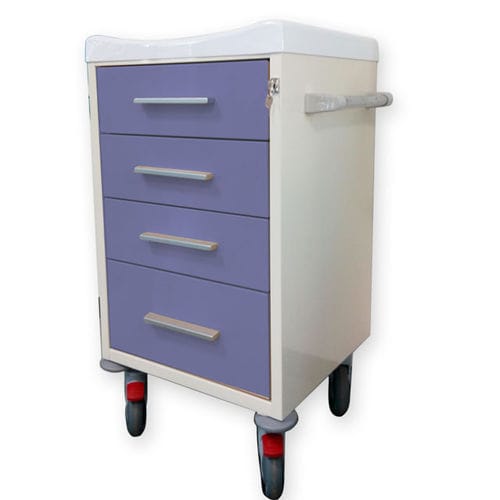Carrello medico - 45595 - GIMA - per uso generale / di trasferimento / di stoccaggio