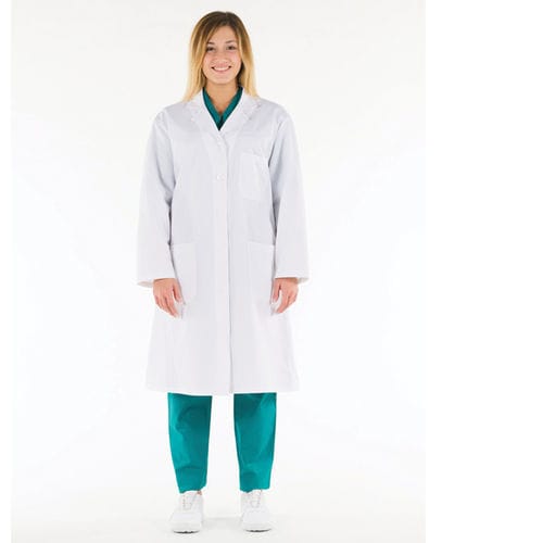 Camice ospedaliero unisex - 26111 - GIMA - S / in cotone / lavabile