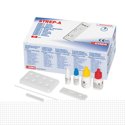 Test rapido per malattie infettive - STREP-A TEST - GIMA - diagnostico / per antigeni / dello streptococco A