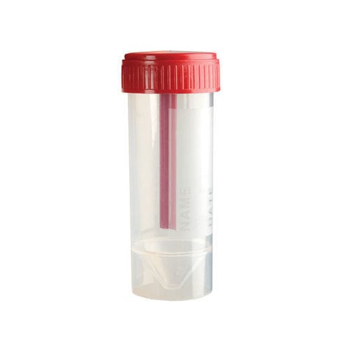 Contenitore per campioni di stoccaggio - Coprotainer&reg; - GIMA - di feci / in polipropilene / con tappo a vite