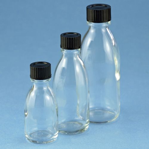 Flacone da laboratorio - 41322 series - Glaswarenfabrik Karl Hecht - in vetro / con tappo