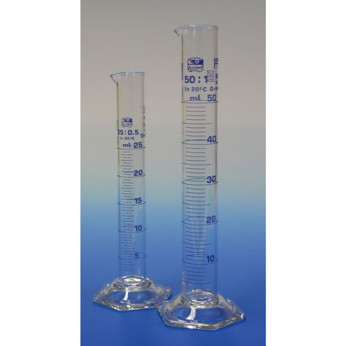 Cilindro graduato in vetro borosilicato - 42172 series - Glaswarenfabrik Karl Hecht