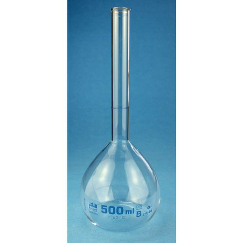 Matraccio da laboratorio - 42089 - Glaswarenfabrik Karl Hecht - in vetro borosilicato / tarato / graduato