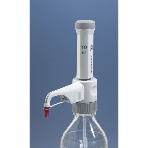 Dispensatore su flacone da laboratorio - Dispensette® S - Glaswarenfabrik Karl Hecht - a volume regolabile