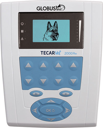 Unità di tecarterapia veterinaria per animali domestici - TecarVet 2000 - Globus - per animali di grossa taglia / per animali di piccola taglia / da tavolo