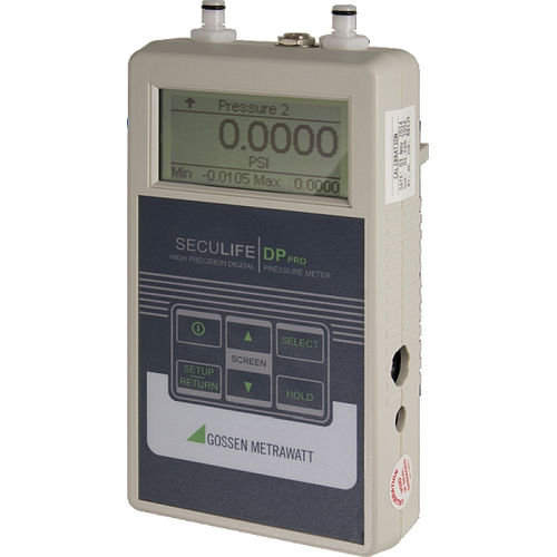 Tester portatile - SECULIFE DP PRO - GOSSEN METRAWATT GmbH - di pressione di liquidi / di pressione di gas / di temperatura