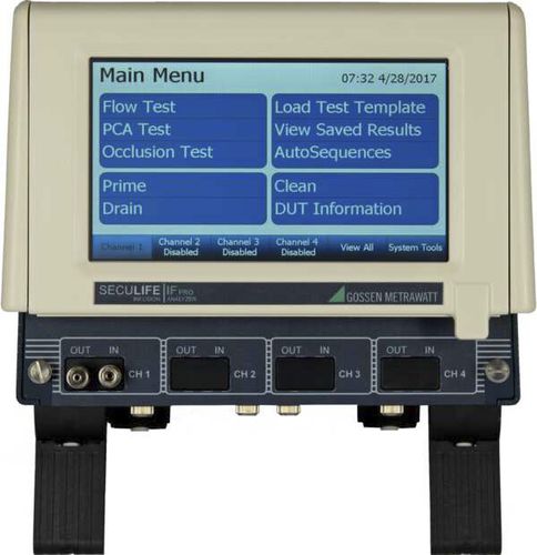Analizzatore di pompe di perfusione - SECULIFE IF PRO - GOSSEN METRAWATT GmbH - compatto / modulare / con touch screen