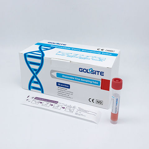 Microprovetta da laboratorio - VTM - Goldsite Diagnostics Inc. - per PCR / cilindrica / in polipropilene
