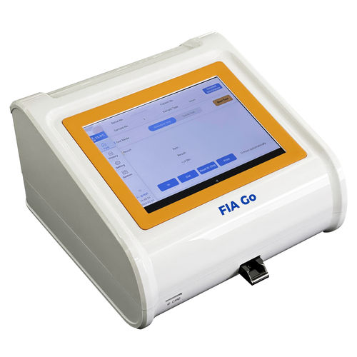 Analizzatore POCT a immunofluorescenza - FIA GO - Goldsite Diagnostics Inc. - a fluorescenza / per malattie cardiovascolari / per malattie infiammatorie