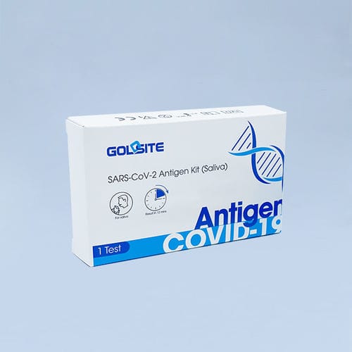 Kit di test di saliva - CG1231 series - Goldsite Diagnostics Inc. - per diagnosi COVID-19 / per antigeni / SARS-COV-2