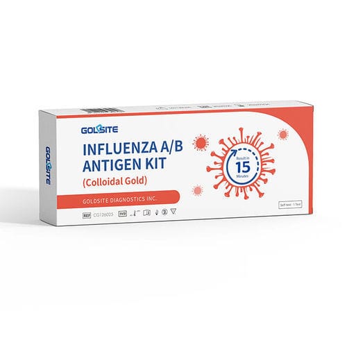 Kit di test dell'influenza - CG126001 - Goldsite Diagnostics Inc. - per antigeni / dell'influenza A / dell'influenza B
