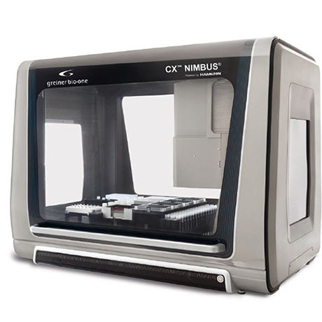 Sistema automatico di preparazione campioni - CX™ NIMBUS®  - Greiner Bio-One  - da laboratorio / tramite pipettaggio / da banco