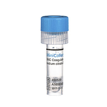 Provetta per prelievi per analisi della coagulazione - MiniCollect® - Greiner Bio-One  - cilindrico / di sangue capillare / per prelievo campioni