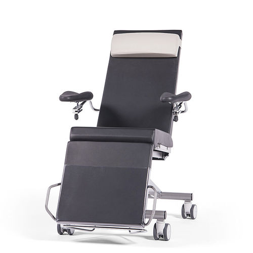 Poltrona elettrica per trattamenti clinici - Multiline BPS - GREINER - a 3 sezioni / con rotelle / con poggiagambe