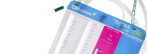 Set di drenaggio pleurico - Thora Green III™ - Grena - a 3 camere / graduato