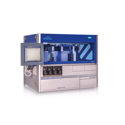 Analizzatore di gruppi sanguigni interamente automatico - Erytra Eflexis® - Grifols - da banco / compatto