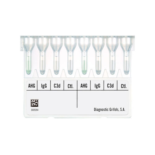 Kit di test per determinazione dei gruppi sanguigni - 210129 - Grifols - di globulina / di sangue