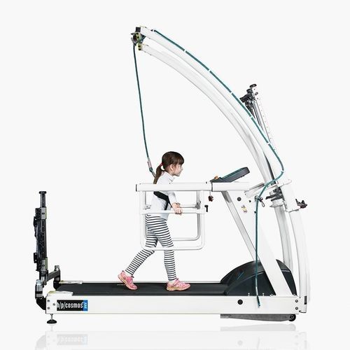 Tapis roulant con corrimano - pluto® med - h/p/cosmos sports & medical - con inclinazione / con imbracatura / pediatrico