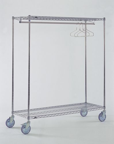 Rack per indumenti - NNMK2136 - Hammerlit - con rotelle / in acciaio inossidabile