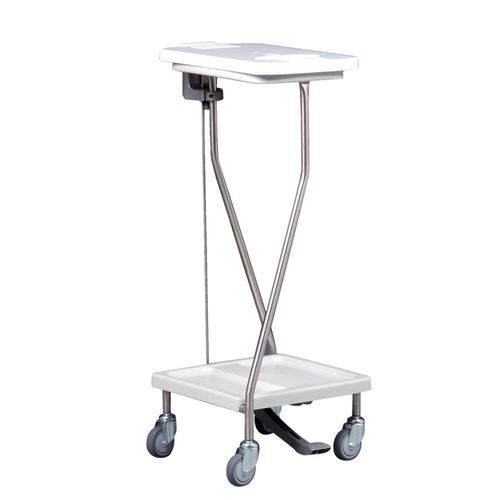 Carrello portarifiuti - MS165LT - Hammerlit - in acciaio inossidabile / 1 sacco / mobile