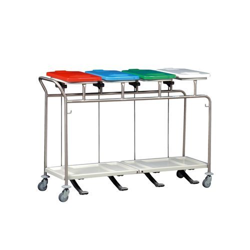 Carrello di trasporto - MS495LTD - Hammerlit - per movimentazione / portarifiuti / in acciaio inossidabile