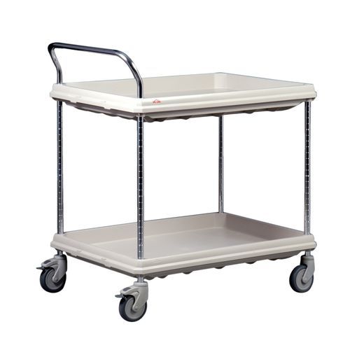 Carrello multifunzione - BC26362D - Hammerlit - in plastica / 2 vassoi / con ripiano