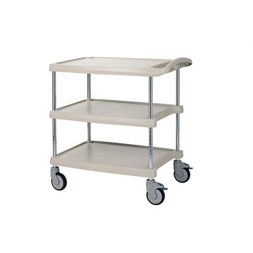 Carrello di servizio - MC16273 - Hammerlit - in polietilene / 3 ripiani / con ripiano