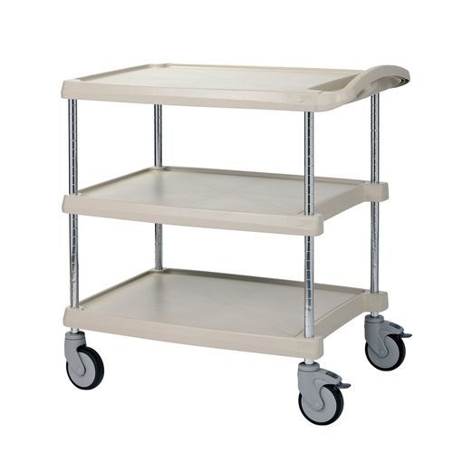 Carrello di servizio - MC20303 - Hammerlit - in polietilene / 3 ripiani / con ripiano