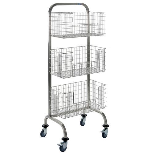 Carrello per cestelli di sterilizzazione - HKW3 - Hammerlit - per logistica / in acciaio inossidabile / con 3 cestelli