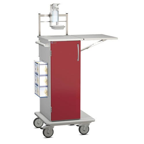 Carrello medico - K42 - Modell 1 - Hammerlit - ospedaliero / di stoccaggio / con piano di appoggio