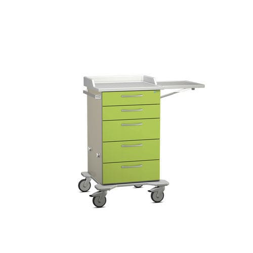Carrello di servizio - K42 - Modell 21 - Hammerlit - con piano di appoggio / 5 cassetti / pieghevole